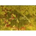 thumbnail image 1 of Ahgly Company Machine Washable Indoor Rectangle Oriental Yellow Industrial Area Rugs, 5' x 7', 1 of 4