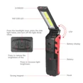 thumbnail image 2 of Car Repair COB LED Work Light Dimmable USB Rechargeable LED Flashlight Inspection Lamp with Magnetic Hook Power Bank Torch (A), 2 of 7