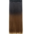 thumbnail image 2 of LELINTA 26" Women Ladies Long Straight 5 clips one piece 3/4 Full Head Clip in Hair Extensions, 2 of 3