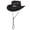 Black, variant on Mesh Covered Soaker Safari Hat - XL - Natural