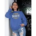 thumbnail image 2 of Proud Navy Family Sweatshirt Women -Navy Designs, Female x-Large, 2 of 4