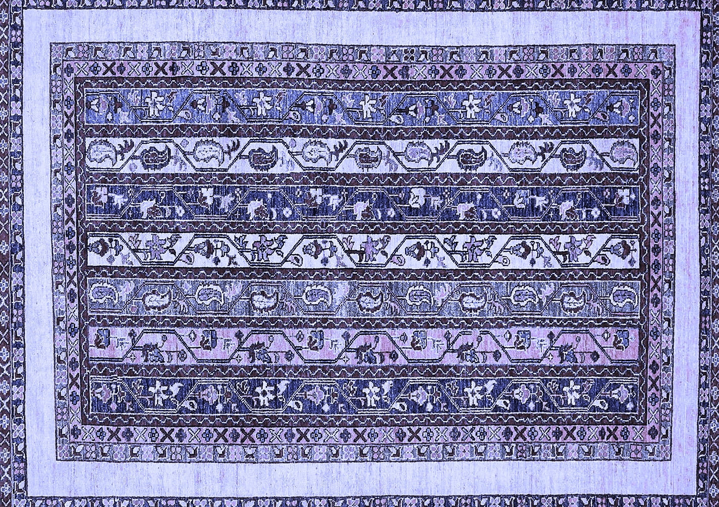 Ahgly Company Machine Washable Indoor Rectangle Abstract Blue Modern Ahgly company machine washable indoor rectangle abstract blue modern