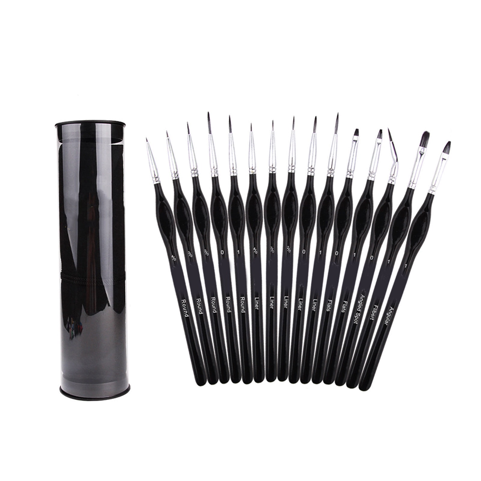 Micro Paint Brushes, 15 Pieces Detail Paint Brushes Set DIY Widely Used