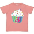 thumbnail image 3 of Inktastic 5th Birthday Cupcake Boys or Girls Toddler T-Shirt, 3 of 5