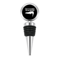 thumbnail image 1 of What If An Animal Put On Your Skin Bottle Stopper Stainless Steel Rubber Reusable, 1 of 4