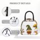 thumbnail image 4 of Balery Hello Autumn Bolsa de Almuerzo para Mujeres, Caja de Almuerzo, Bolsa de Almuerzo Pequeña Impermeable, Tote de Almuerzo Reutilizable con Gran Capacidad, 4 of 6