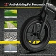 thumbnail image 4 of 5TH WHEEL K9 Electric Bike for Kids, 150W Electric Balance Bike Ages 3-8 Years Old, 12" Pneumatic Tire with Dual Brake, 3 Speed Modes Kid Electric Motorcycle, 4 of 8