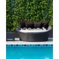 thumbnail image 2 of Waterproof Outdoor Throw Pillows with Inserts 18"x18" Set of 2, Black Christmas Soft Decorative Pillowcases for Couch Bedroom, Xmas Balls White Snowflake Pillow Covers for Sofa Living Room, 2 of 8