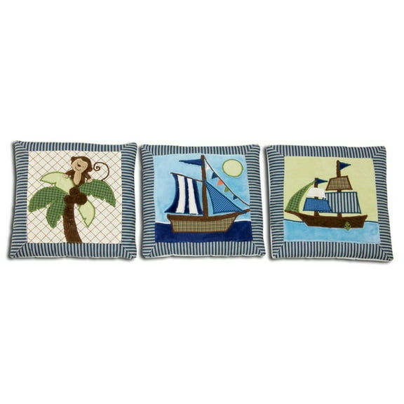 NoJo Ahoy Mate 3 Piece Wall Hanging Set