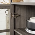 thumbnail image 3 of Radcliff 48" Industrial 3-Door Buffet in Slate Gray, 3 of 14