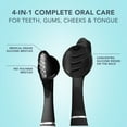 thumbnail image 2 of FOREO ISSA 3 Electric Toothbrush Bundle – 4-in-1 Silicone Cleaning, 2 Brush Heads, Rechargeable, Black, 2 of 7