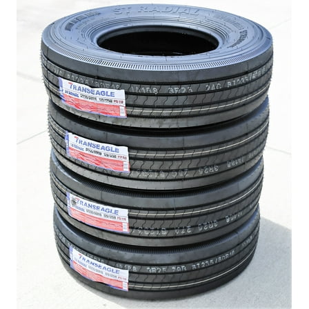 Set of 4 Transeagle ST Radial All Steel ST235/80R16 235/80R16 129/125M G 14 Ply Trailer Tires