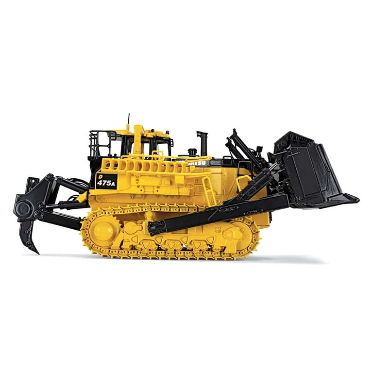 Komatsu D475A-8 Dozer with Ripper Yellow 1/50 Diecast Model by