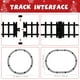 thumbnail image 5 of BRIGHTFUFU TOYANDONA Christmas Train Set Mini modelo de tren de juguete con sonido y luz Funciona con pilas El tren de juguete para niños necesita ensamblar para niños y niñas, 5 of 7