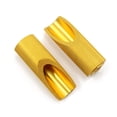 thumbnail image 1 of Clavijas de pedal de aluminio Riwesomey para motocicleta Accesorios dorado, 1 of 6