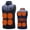 Blue, variant on Fesfesfes Outdoor Warm Plus Size Vest Heated For Men and Women Riding Skiing Fishing Charging Heated Undershirt Heating Bottom Vest
