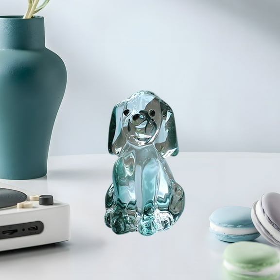 HongHeng 1Pc Crystal Cute Figurine Collection Cut Glass Ornament Statue Animal Collectible