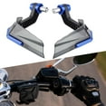 thumbnail image 4 of DYNWAVECA Motorcycle Hand Protector Deflector Guard Anti Debris Universal Hand Guard Protector for Bike Enthusiast Motocross Bike Blue, 4 of 8
