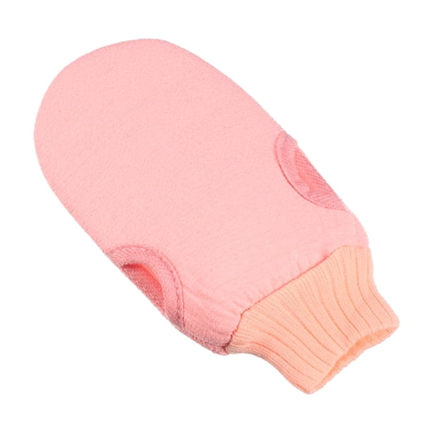 Guantes de ducha exfoliantes Unique Bargains 1 Pc para baño 8.66"x4.72" Rosa