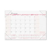 House Of Doolittle 1466 Breast Cancer Awareness Monthly Desk Pad Calendar  18-1/2 x 13