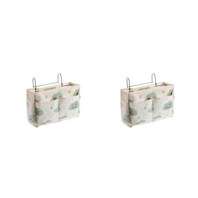 Injueey Bolsa de almacenamiento colgante organizador cesta bolsa dibujos animados gancho desmontable puerta trasera baño ropa interior Type1 NO1