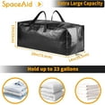 thumbnail image 5 of SpaceAid Heavy Duty Moving Bags, Extra Large, Black (4 Pack), 5 of 6