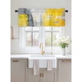 thumbnail image 2 of Valances for Windows Abstract Graffiti Rod Pocket Cafe Window Treatments Valance Curtains for Kitchen Bathroom Laundry Basement Windows 42"x12", 2 of 9