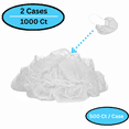 thumbnail image 2 of MMBM White 18" Disposable Polypropylene Beard Covers, Single-Loop, 10 GSM - 1000 Pcs, 2 of 11