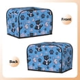 thumbnail image 7 of Toaster Cover 2 Slice, Classic Katong Cat Fish Blue Cute 2 slice Toaster Oven Cover For Kitchen Small Appliance Bread Machine Protector, Waterproof Toaster Covers 2 slice Wide Slot, 7 of 7