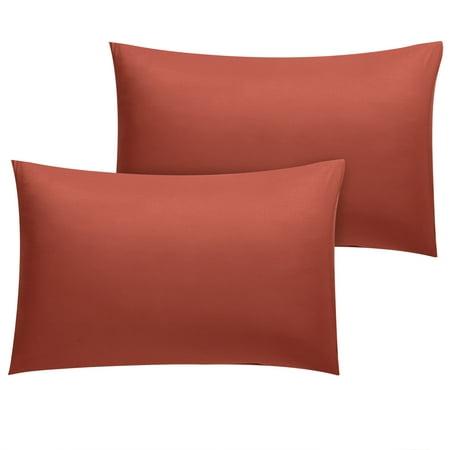 Unique Bargarins 2-Pack 1800D Microfiber Queen Size Pillowcases 20" x 30"