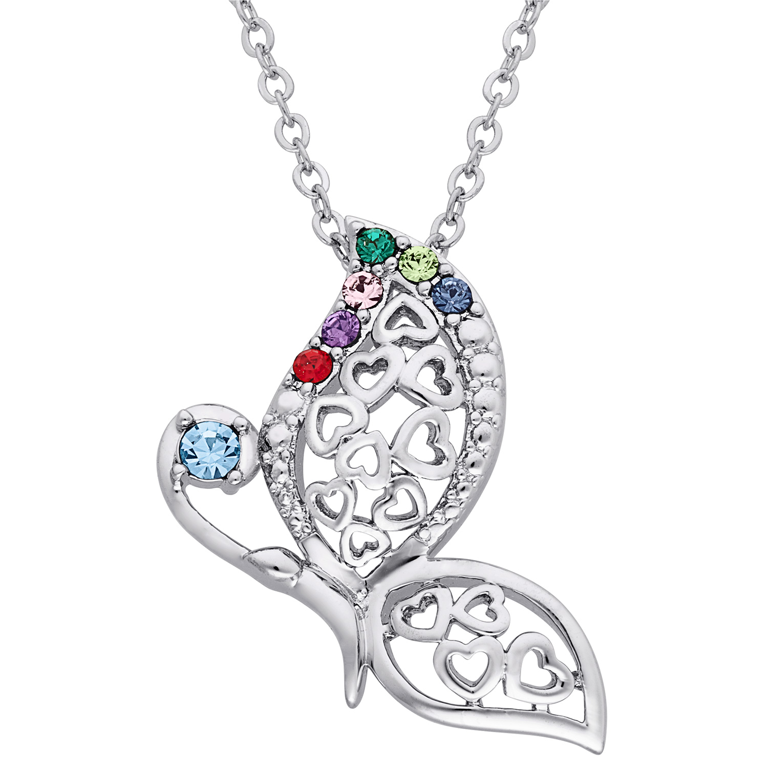 mothers birthstone necklace walmart