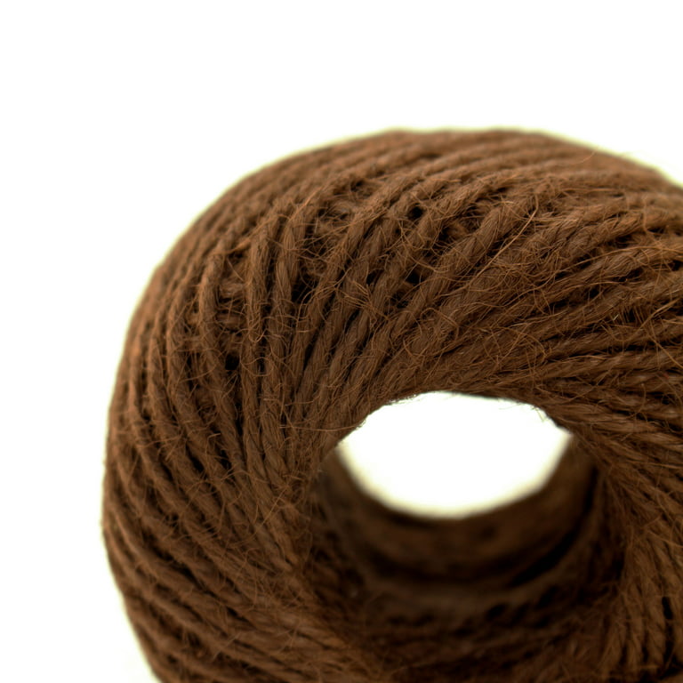 Light brown thread burlap roll D2mm
