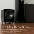 thumbnail image 2 of Fluance DB10W 10-inch Low Frequency Powered Subwoofer for Home Theater (Natural Walnut), 2 of 8