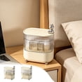 thumbnail image 6 of Rotating Makeup Organizer, Clear Plastic Cosmetic Storage Box with Removable Dividers, Spinning Vanity Organizer for Skincare, Jewelry, and Bathroom Countertop Storage, 6 of 6