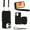 Black, variant on iPhone 12 Crossbody Wallet Case, Zipper Card Phone Case with Wrist Strap, Handbag Purse Flip Cover with RFID Blocking Gift for Women Men Compatible with iPhone 12 6.1 inch, Mint