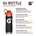 thumbnail image 2 of Botella Gatorade Gx de acero inoxidable roja 946ml, 2 of 7