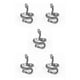 thumbnail image 2 of Minnieouse Anillos de tamaño ajustable para hombre, anillo de amistad exagerado abierto gótico, suministro de joyería de aleación, ropa de fiesta, plata Type2 NO2 Minnieouse CBP387228, 2 of 5