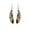 Multi-Colored, variant on Native Feather Earrings for Women: One-Sided Feather Earrings, Tribal Earrings - Eagle Feather Earrings Red-tailed Hawk Feather Earrings (Multi-Colored)