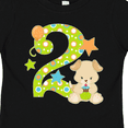 thumbnail image 4 of Inktastic Second Birthday with Cute Puppy and Stars Boys or Girls Toddler T-Shirt, 4 of 5