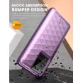thumbnail image 2 of Galaxy S20 Ultra Case, Clayco [Argos Series] Premium Hybrid Protective Wallet Case for Samsung Galaxy S20 Ultra (Built-in Credit Card/ID Card Slot) (Purple), 2 of 5