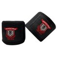 thumbnail image 2 of Semi Elastic 180” Hand Wraps with Hook, Loop Closure for Boxing Kickboxing Muay Thai MMA-Black 1 Pair for Men and Women, 2 of 5