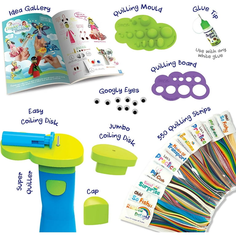 Quilling Kit, Quilling Paper Strips and Tools Supplies for Beginners