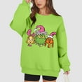 thumbnail image 4 of Xmas Crewneck Pullover Long Sleeve Funny Cute Christmas Sweatshirt 5-Green 3XL, 4 of 5