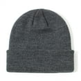 thumbnail image 5 of UngA Kids Beanie Boys Girls Beanies Children Winter Hats Children Knit Warm CapsToddler Baby Soft Beanie Cap (Grey,4-6 Years), 5 of 7