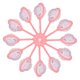 thumbnail image 3 of Sonajeros de Flores 12 Uds BLESIY Mini Sonajeros Rosado, 3 of 8
