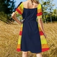 thumbnail image 5 of New Houston Throwback-Texas Champ Jersey Flag Dress Clothing female summer dresses, 5 of 7