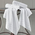 thumbnail image 4 of Hawmam Linen White Hand Towels Set of 8 – Luxury Cotton Hand Towels for Bathroom – Soft Quick Dry Towels, 4 of 7