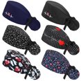 thumbnail image 1 of Gorros de lactancia Scrub Caps Honoson para mujer con botones, 6 unidades, 1 of 6