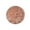 Dusty Rose, variant on Luxe Arlington 6 Faux Sheepskin Circular Rug Plush Soft White