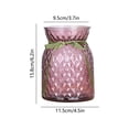 thumbnail image 3 of AuroraX Clear Glass Vase for Flowers Elegant Glass Vase Centerpiece Modern Cylinder Tall Minimalist Clear Vase for Home Decor Purple, 3 of 6